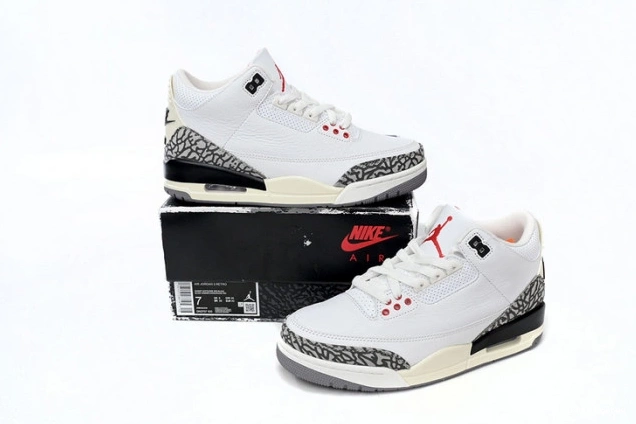 Retro Cement Reimagined Jordan White 3 DN3707-100 1004